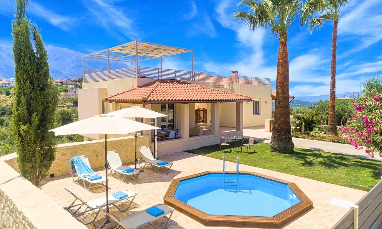 Villa Di Palma Heated Pool Koufi Экстерьер фото