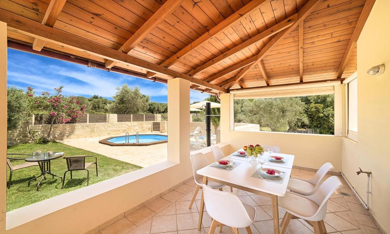 Villa Di Palma Heated Pool Koufi Экстерьер фото