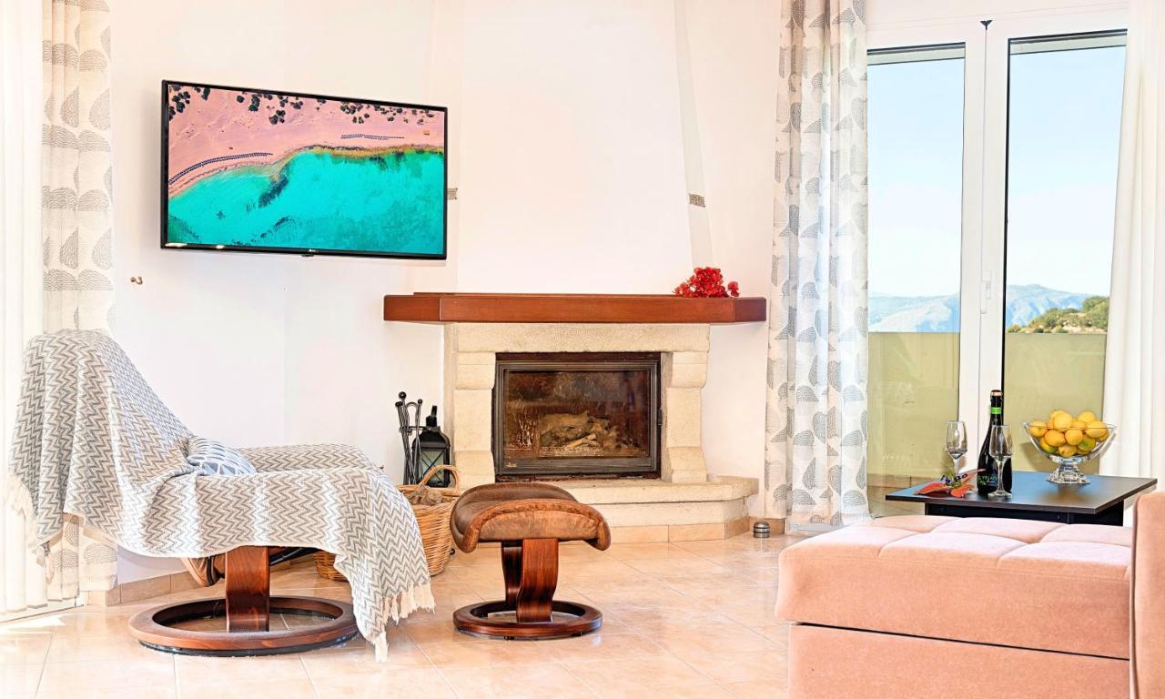 Villa Di Palma Heated Pool Koufi Экстерьер фото