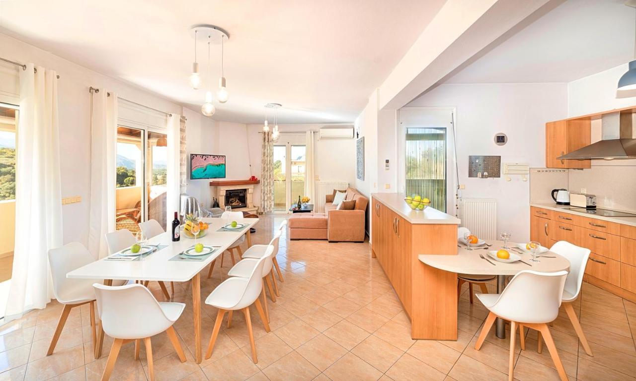 Villa Di Palma Heated Pool Koufi Экстерьер фото